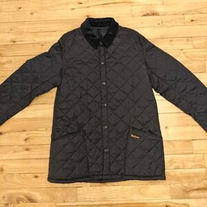 Barbour L  Lightweight Dark Blue Quilted Jacket
